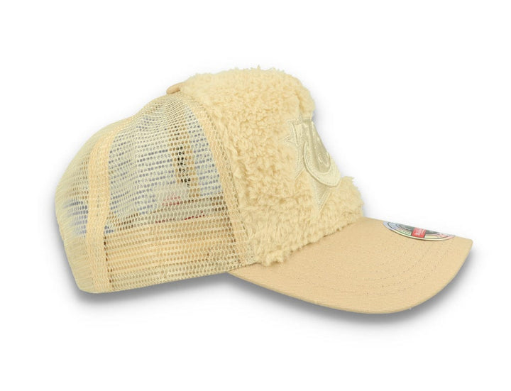 Trucker Cap NBA Sherpa Trucker Philadelphia 76ers Off White - LOKK
