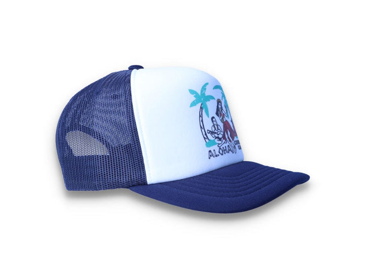 Trucker Cap Aloha Club White/Navy - LOKK