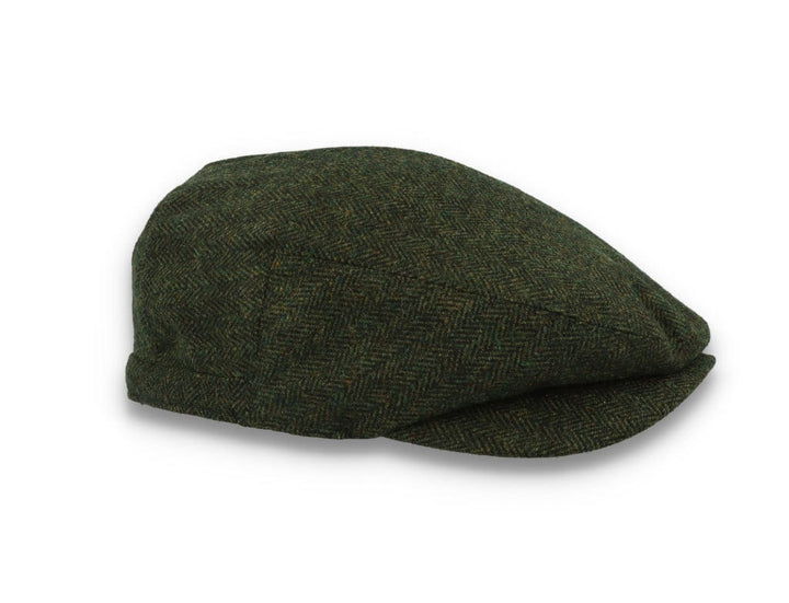 Barbour Barlow Flat Cap Grey Herringbone - LOKK
