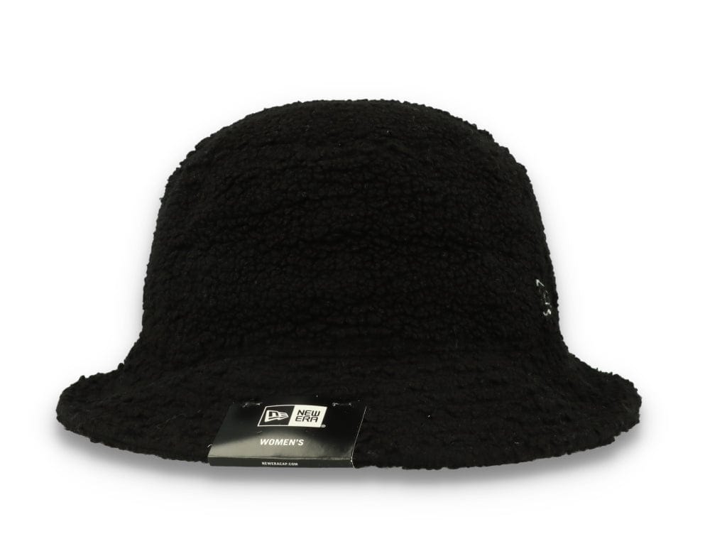 Bucket Hat Womens Borg Black - LOKK