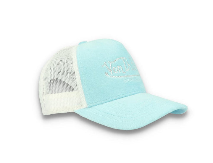 Von Dutch Trucker Cap Miami Velvet Light Blue/White - LOKK