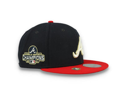 59FIFTY Gold Atlanta Braves
