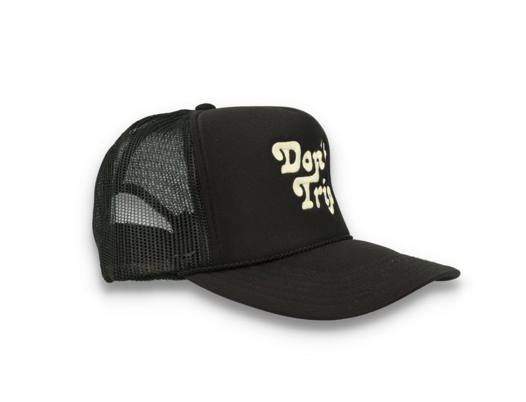 Trucker Cap Free & Easy Don't Trip Black/Black - LOKK
