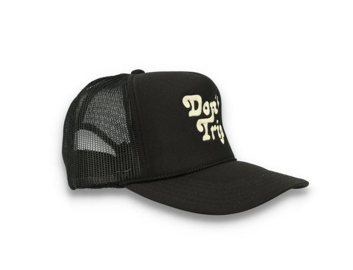 Trucker Cap Free & Easy Don't Trip Black/Black - LOKK