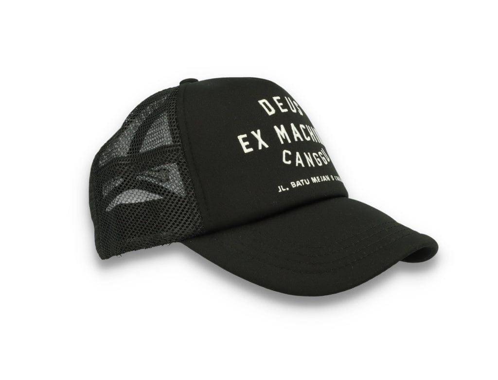 Trucker Cap Black Deus Canggu Address - LOKK