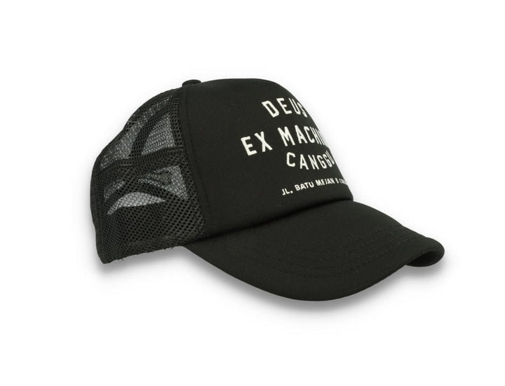 Trucker Cap Black Deus Canggu Address - LOKK