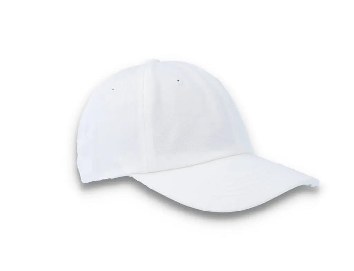 White Dad Cap Low Profile Cotton Twill - Yupoong 6245CM - LOKK