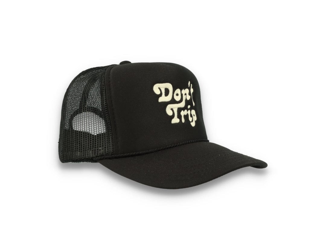 Trucker Cap Free & Easy Don't Trip Black/Black - LOKK