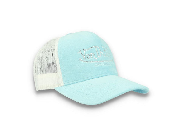 Von Dutch Trucker Cap Miami Velvet Light Blue/White - LOKK
