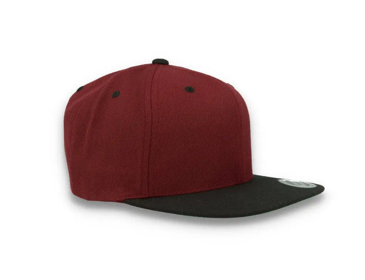 Yupoong Classic Snapback 6089MT Maroon/Black - LOKK