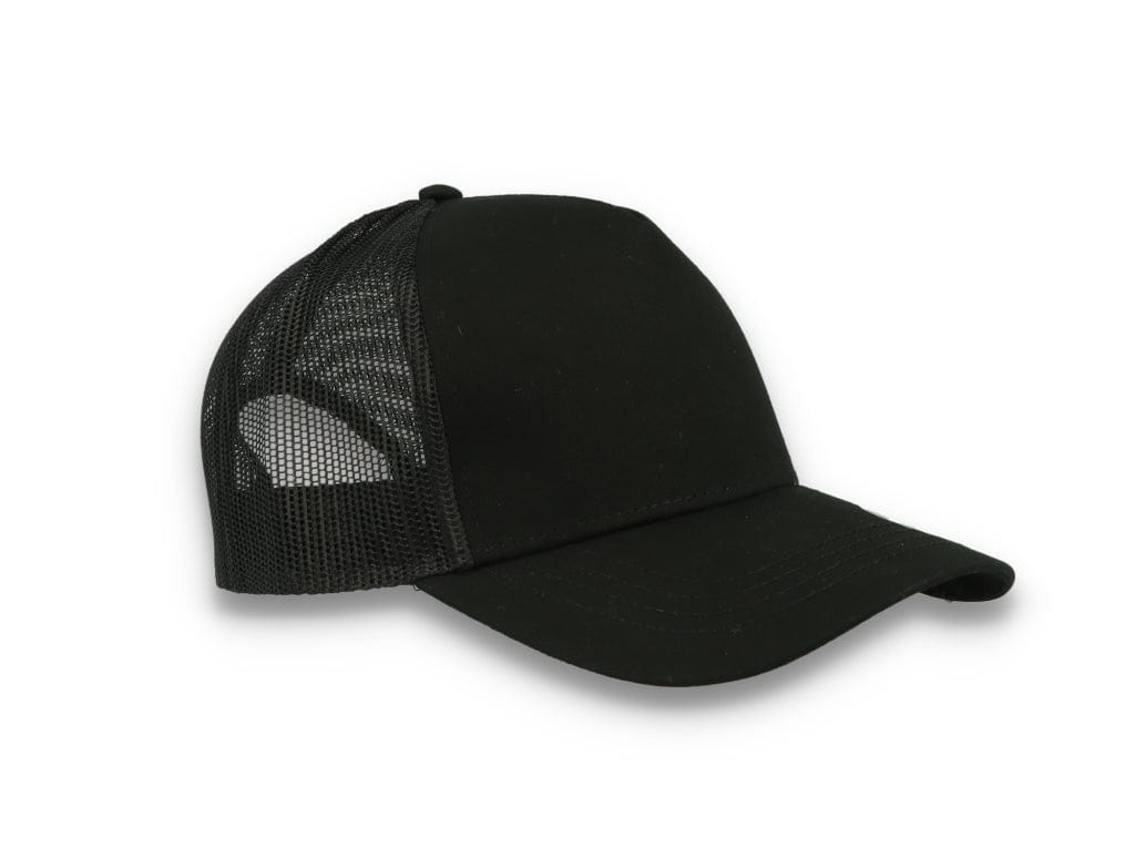 Trucker Cap Black/Black Atlantis Rapper Cotton - LOKK