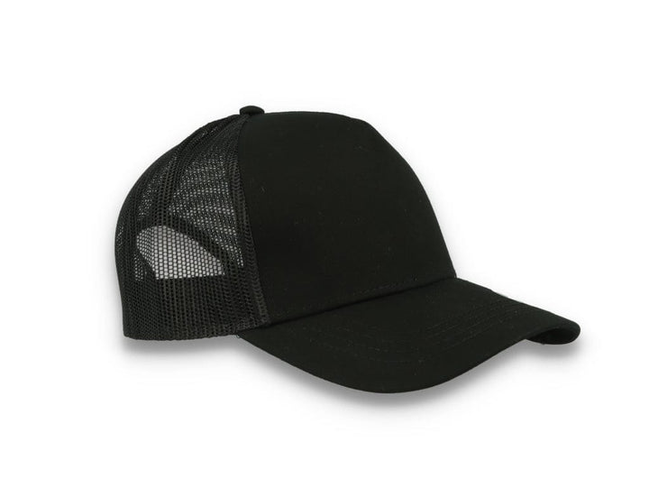 Trucker Cap Black/Black Atlantis Rapper Cotton - LOKK