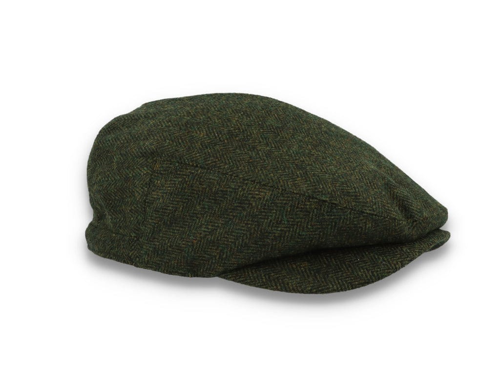 Barbour Barlow Flat Cap Grey Herringbone - LOKK