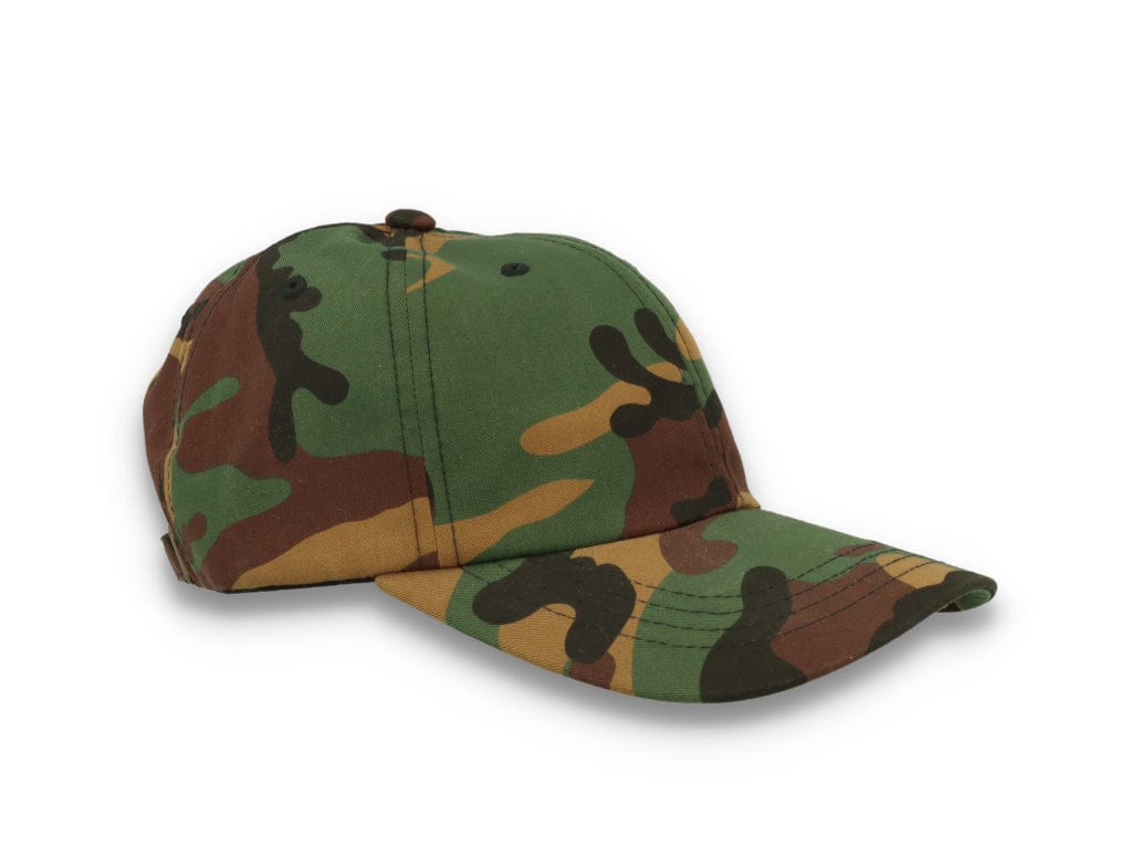 Low Profile Camo Cotton Cap 6245CM Woodland Camo - LOKK