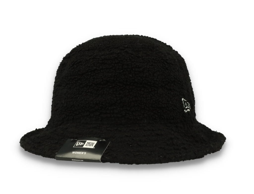 Bucket Hat Womens Borg Black - LOKK