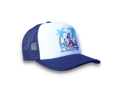 Trucker Cap Aloha Club White/Navy