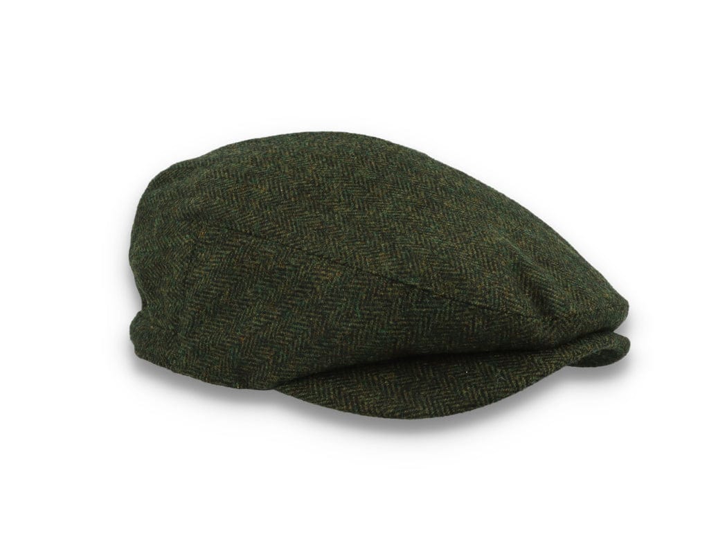 Barbour Barlow Flat Cap Grey Herringbone - LOKK