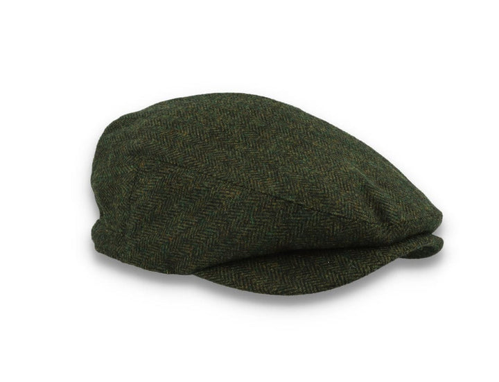 Barbour Barlow Flat Cap Grey Herringbone - LOKK
