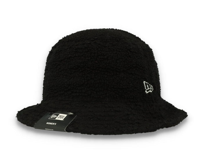 Bucket Hat Womens Borg Black - LOKK