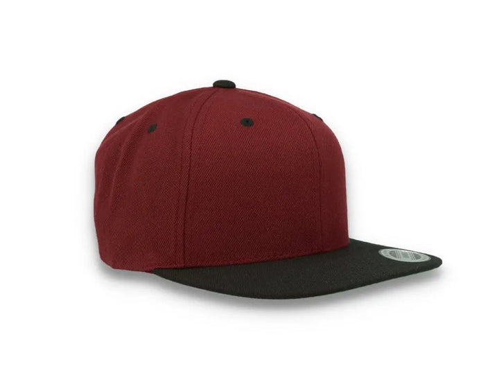Yupoong Classic Snapback 6089MT Maroon/Black - LOKK
