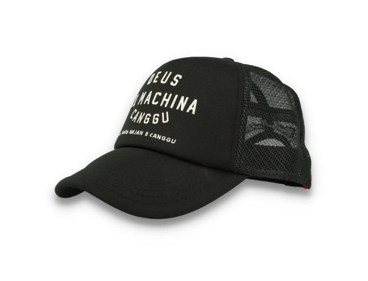 Trucker Cap Black Deus Canggu Address - LOKK