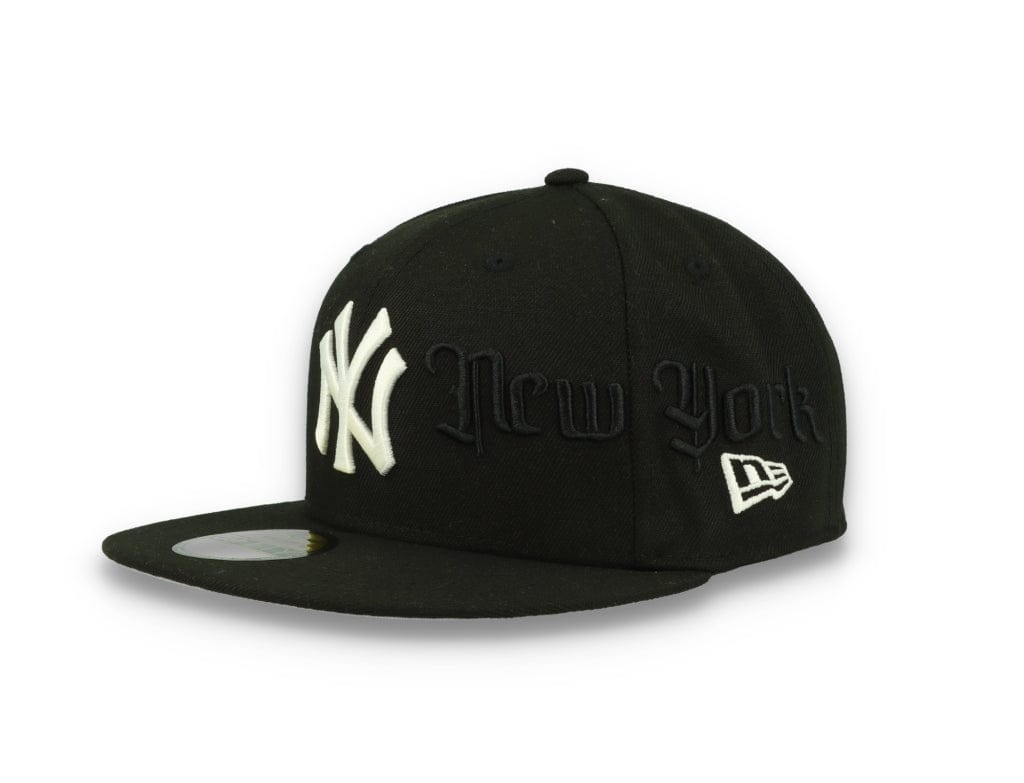 59FIFTY Script New York Yankees Black/White - LOKK