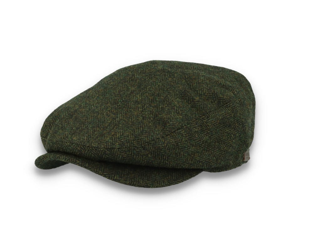 Barbour Barlow Flat Cap Grey Herringbone - LOKK