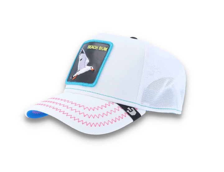 Goorin Trucker Cap Beach Bomber White - LOKK