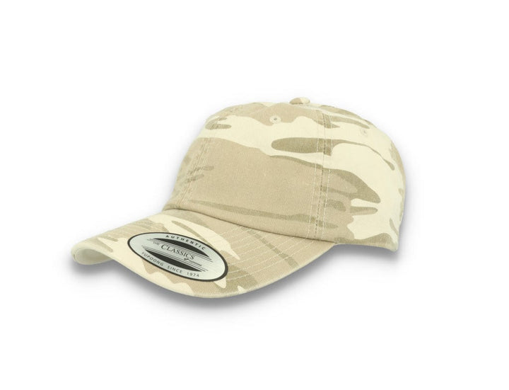 Low Profile Camo Washed Cap 6245CW Desert Camo - LOKK