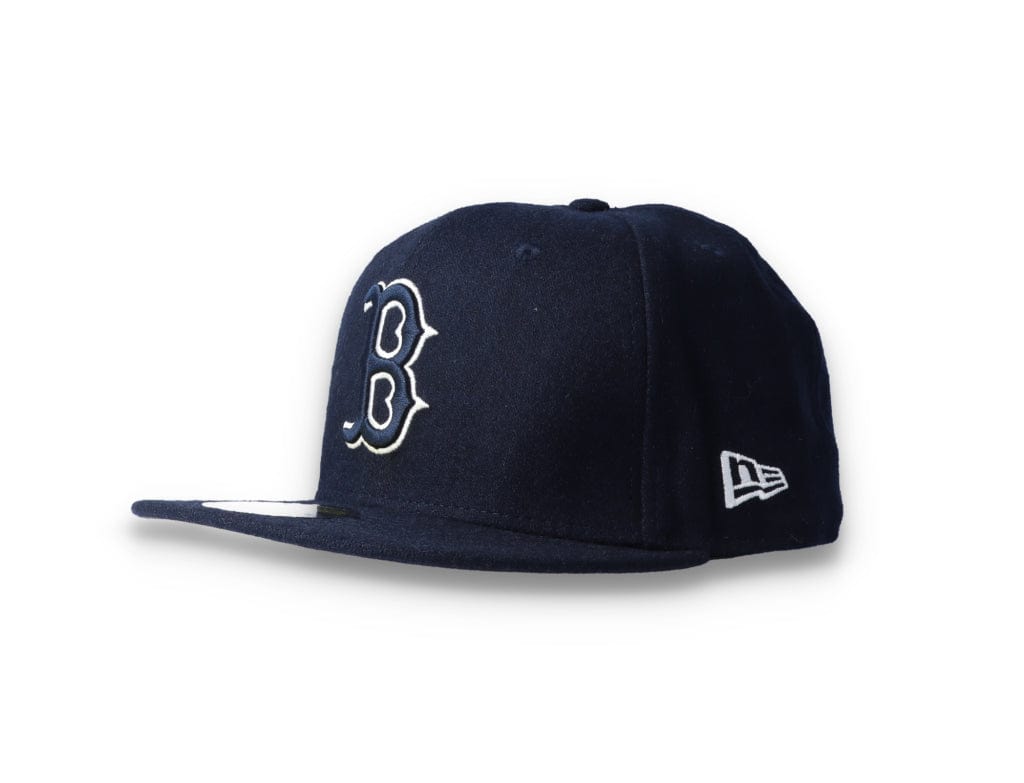 59FIFTY Melton Wool Boston Red Sox Navy/White - LOKK