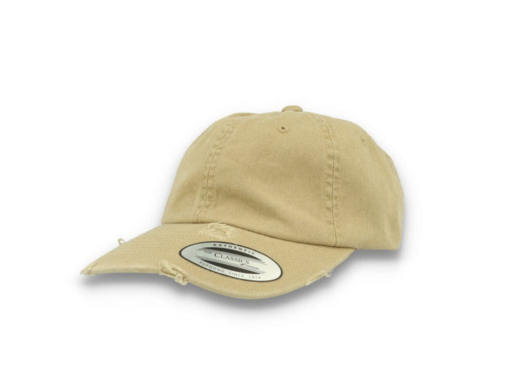 Low Profile Destroyed Cap Khaki 6245DC - LOKK