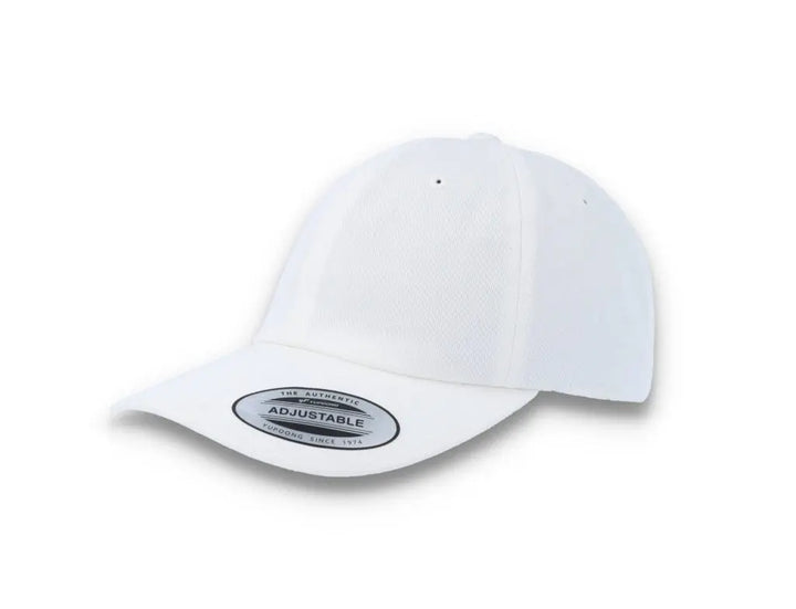 White Dad Cap Low Profile Cotton Twill - Yupoong 6245CM - LOKK