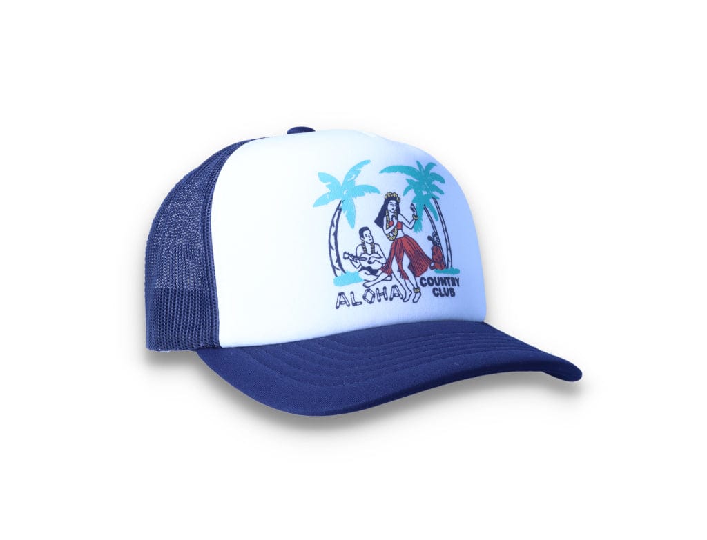 Trucker Cap Aloha Club White/Navy - LOKK