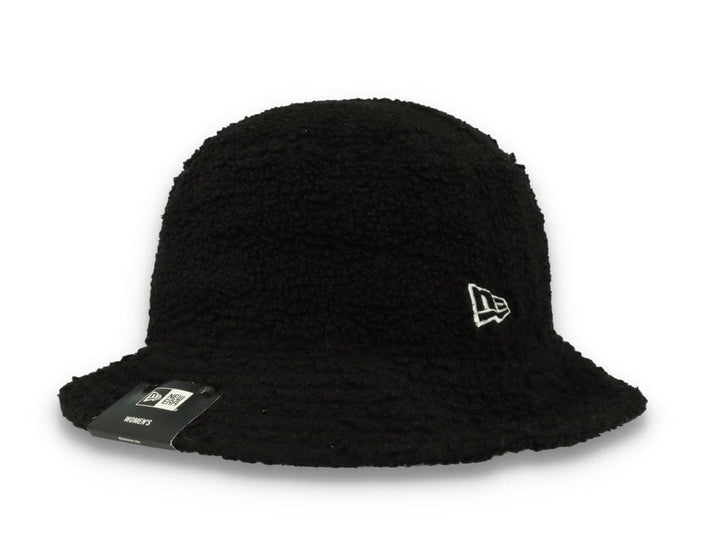 Bucket Hat Womens Borg Black - LOKK