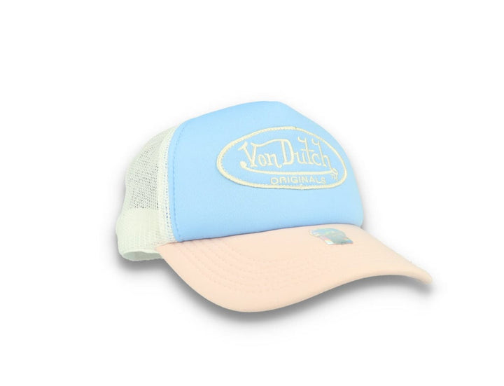 Von Dutch Trucker Cap Tampa Foam Blue/Pink - LOKK