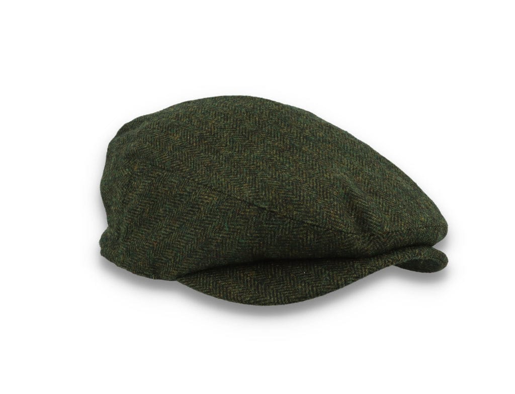 Barbour Barlow Flat Cap Grey Herringbone - LOKK