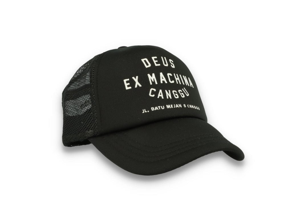 Trucker Cap Black Deus Canggu Address - LOKK