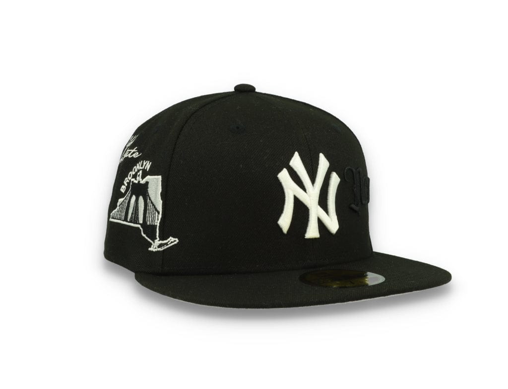59FIFTY Script New York Yankees Black/White - LOKK