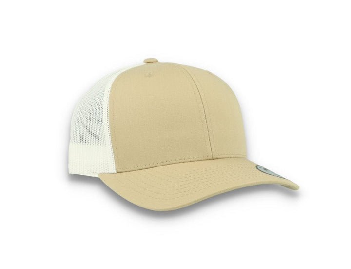 Flexfit 6606T Retro Trucker Khaki/White - LOKK