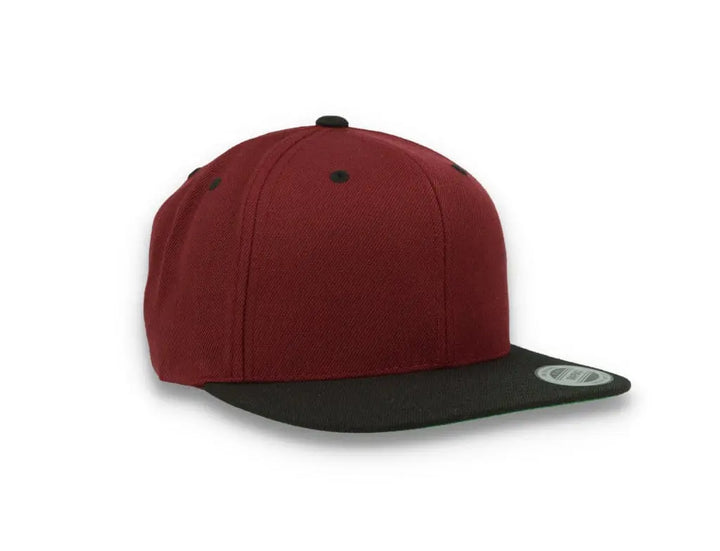Yupoong Classic Snapback 6089MT Maroon/Black - LOKK