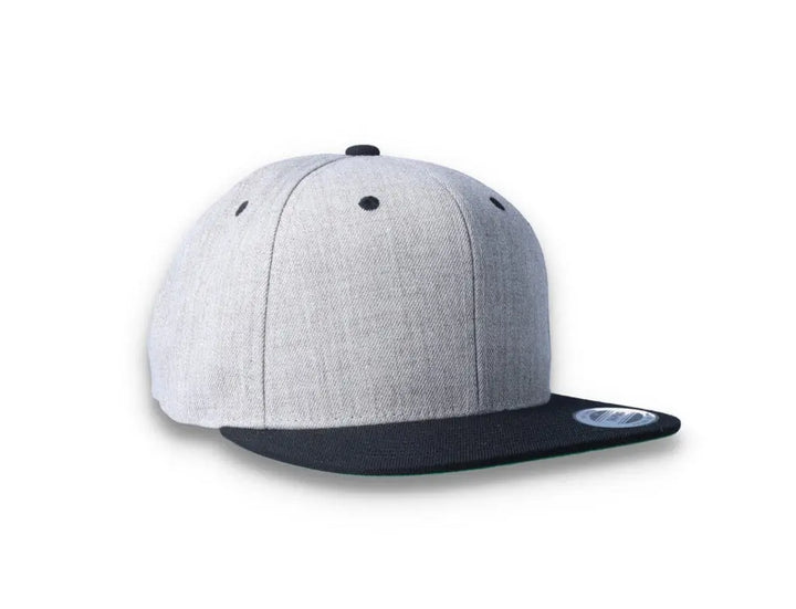 Yupoong Classic Snapback 6089MT Heather Grey/Black - LOKK