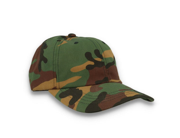 Low Profile Camo Cotton Cap 6245CM Woodland Camo - LOKK