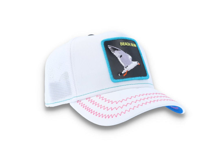 Goorin Trucker Cap Beach Bomber White - LOKK