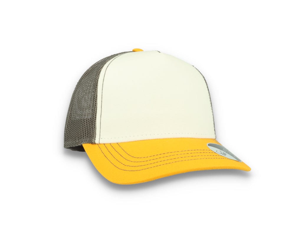 Trucker Cap White/Yellow/Dark Grey Atlantis Rapper Canvas - LOKK