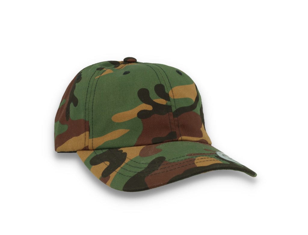 Low Profile Camo Cotton Cap 6245CM Woodland Camo - LOKK