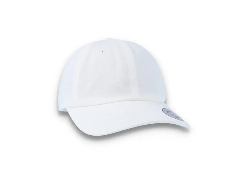 White Dad Cap Low Profile Cotton Twill - Yupoong 6245CM - LOKK