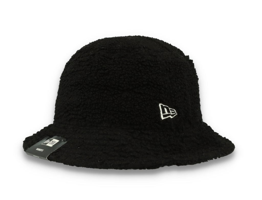 Bucket Hat Womens Borg Black - LOKK