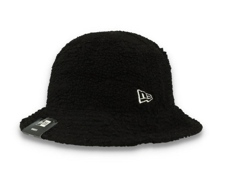 Bucket Hat Womens Borg Black - LOKK