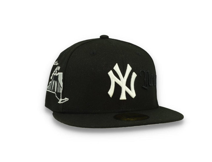 59FIFTY Script New York Yankees Black/White - LOKK
