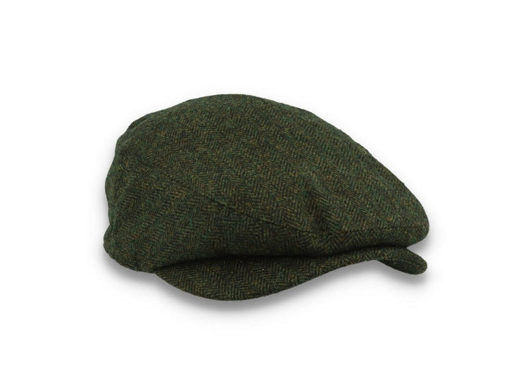 Barbour Barlow Flat Cap Grey Herringbone - LOKK